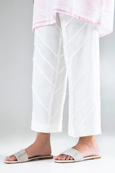 Stitched Off White Culotte